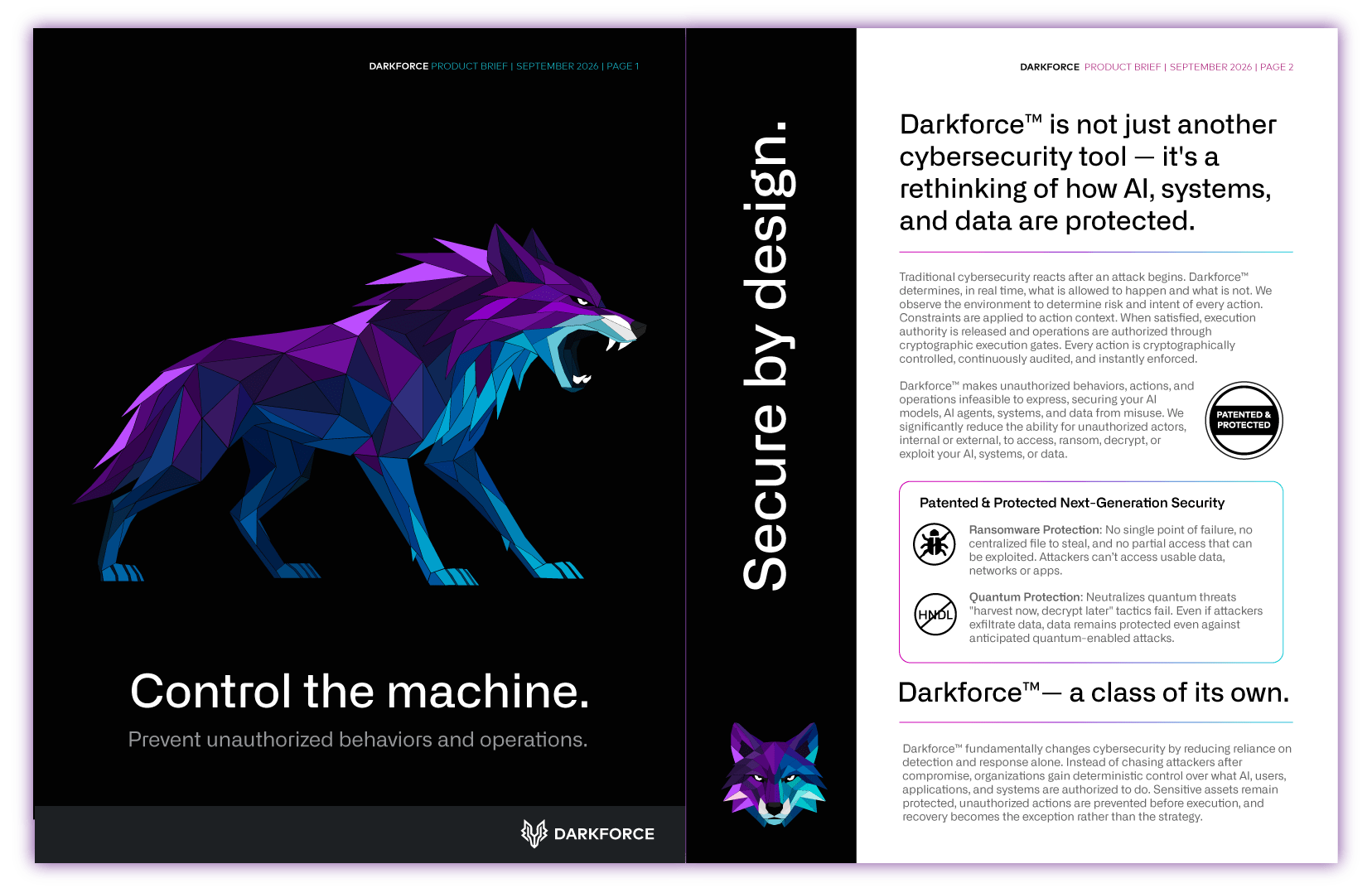 Darkforce™ | Product Brief